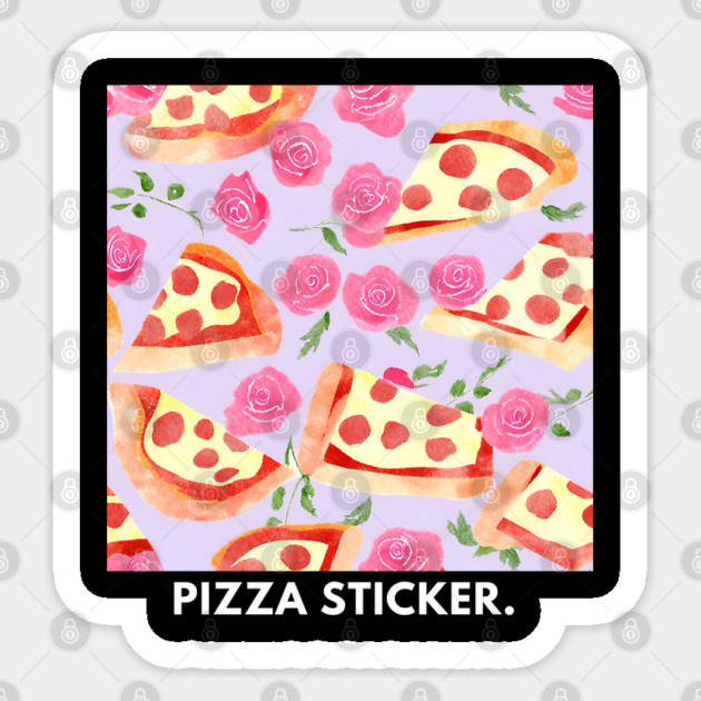 Pizza lover gift Sticker by BlackMeme94