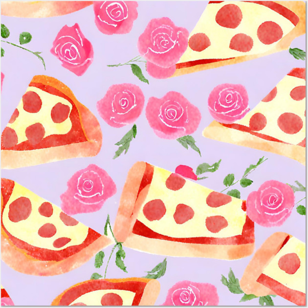 Pizza lover gift Wall Art by BlackMeme94