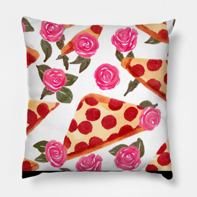 Pizza lover gift Pillow by BlackMeme94