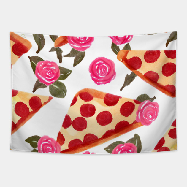 Pizza lover gift Tapestry by BlackMeme94