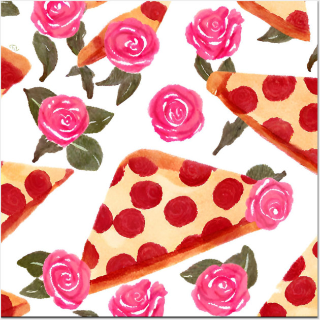 Pizza lover gift Wall Art by BlackMeme94