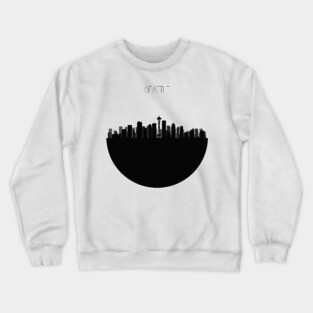 Seattle Skyline Crewneck Sweatshirt