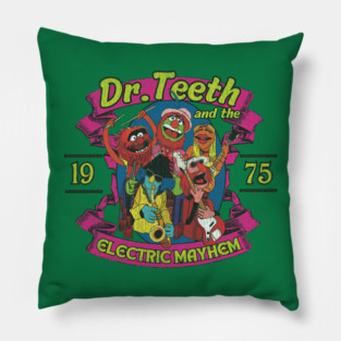 Dr. Teeth Distressed 1970 Pillow