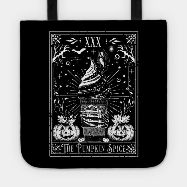 The Pumpkin Spice Tarot Card Tote by H. R. Sinclair