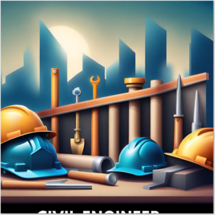 Civil engineer Posters and Art