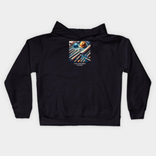 Civil engineer Kids Hoodie