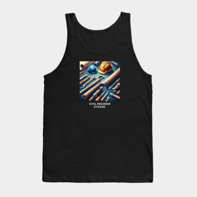 Civil engineer Tank Top by BlackMeme94