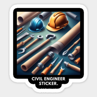 Civil engineer Sticker