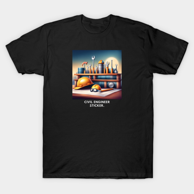 Civil engineer T-Shirt by BlackMeme94