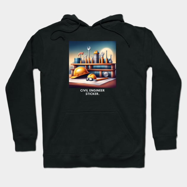 Civil engineer Hoodie by BlackMeme94