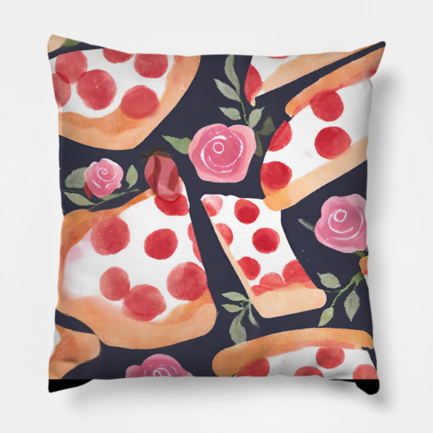 Pizza lover gift Pillow by BlackMeme94