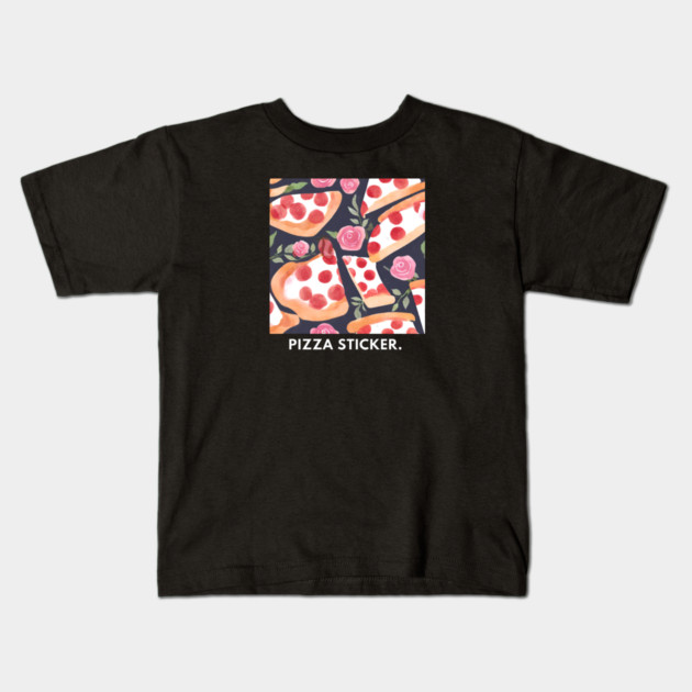 Pizza lover gift Kids T-Shirt by BlackMeme94