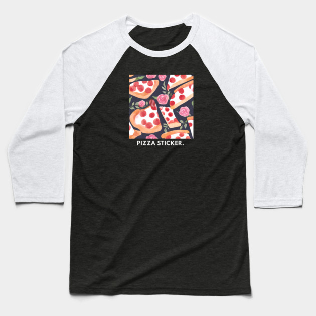 Pizza lover gift Baseball T-Shirt by BlackMeme94
