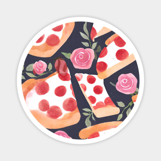 Pizza lover gift Magnet by BlackMeme94