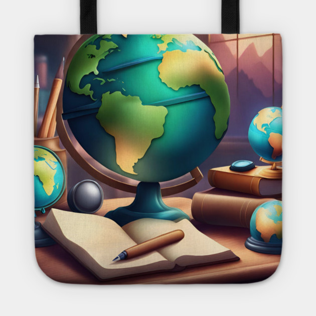 Geography Teacher Tote by BlackMeme94