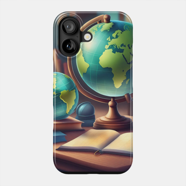 Geography Teacher Phone Case by BlackMeme94