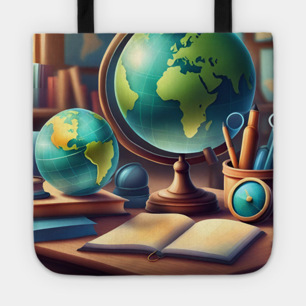 Geography Teacher Tote by BlackMeme94