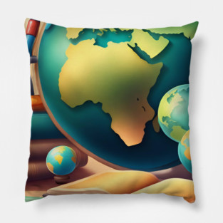 Geography Teacher Pillow