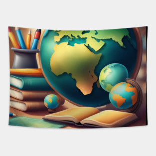 Geography Teacher Tapestry