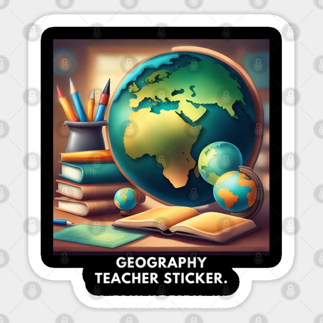 Geography Teacher Sticker by BlackMeme94