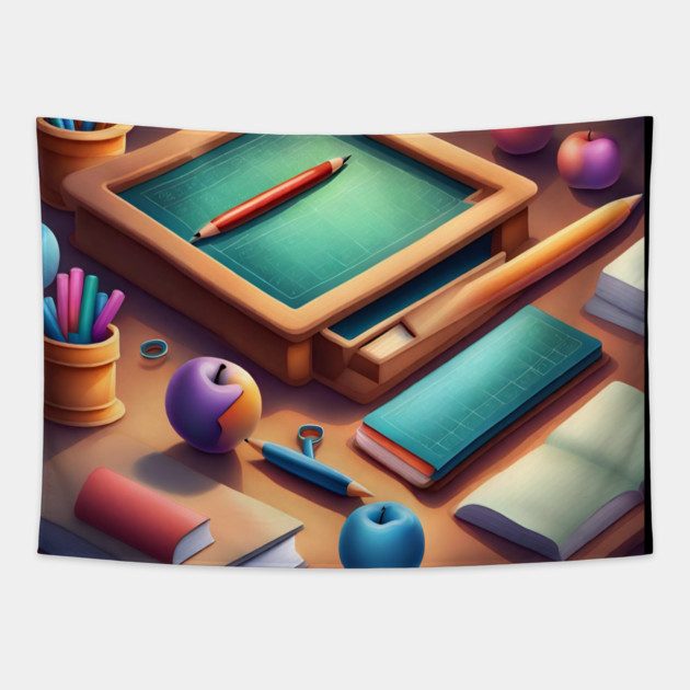 Math Teacher Gifts Tapestry by BlackMeme94