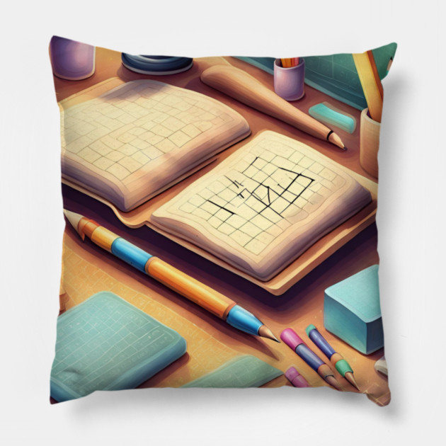 Math Teacher Gifts Pillow by BlackMeme94