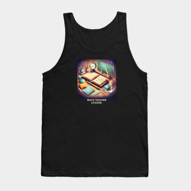 Math Teacher Gifts Tank Top by BlackMeme94