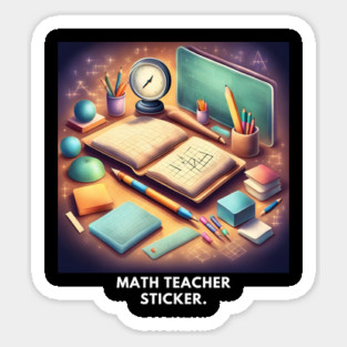 Math Teacher Gifts Sticker