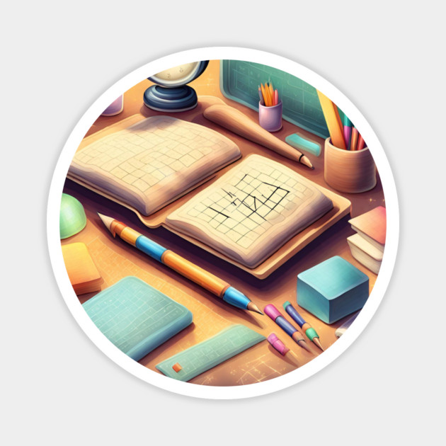 Math Teacher Gifts Magnet by BlackMeme94