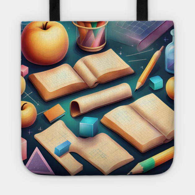 Math Teacher Gifts Tote by BlackMeme94