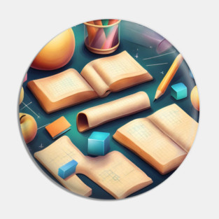 Math Teacher Gifts Pin