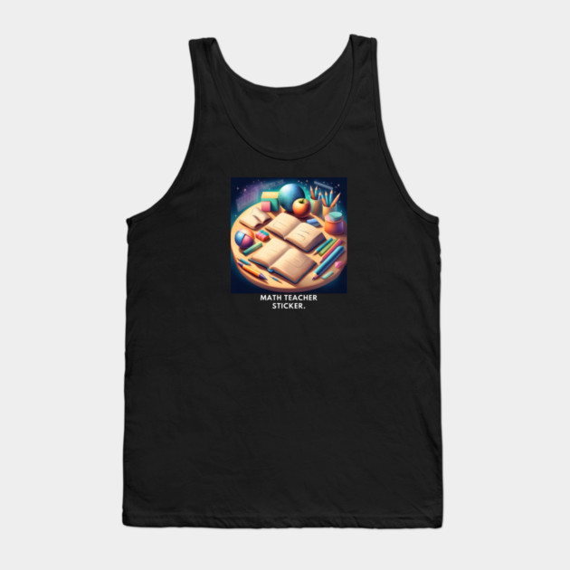 Math Teacher Gifts Tank Top by BlackMeme94