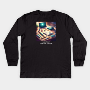 Assistant principal Kids Long Sleeve T-Shirt