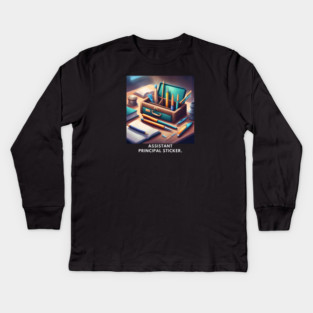Assistant principal Kids Long Sleeve T-Shirt