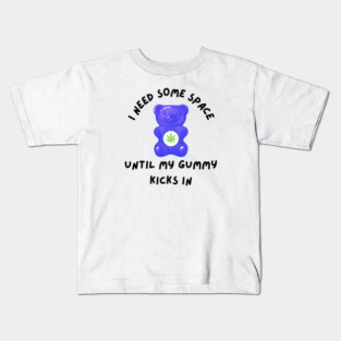 Funny Edible Weed Gummy Kids T-Shirt