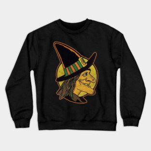 Vintage Retro 70s Witch Crewneck Sweatshirt