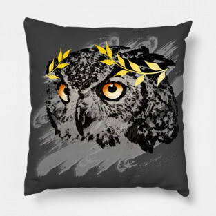 Athena's Owl Pillow
