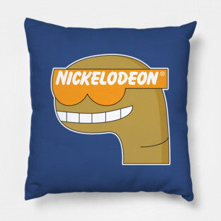 Dino Doo Wop Nick bumper retro nostalgia Pillow