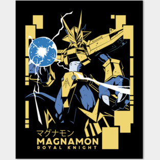 digimon royal knight magnamon Posters and Art