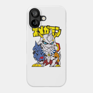 digimon chibi omnimon Phone Case
