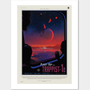Trappist NASA poster Posters and Art