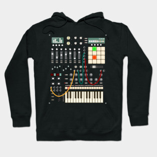 Modern Music Producer and Electronic Musician Hoodie