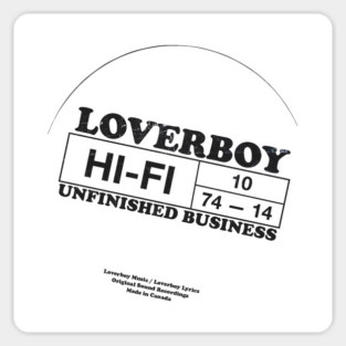 Loverboy Vintage HIFI Sticker