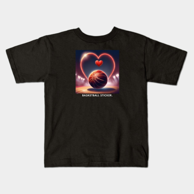 Basketball Lover Kids T-Shirt by BlackMeme94