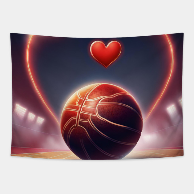 Basketball Lover Tapestry by BlackMeme94