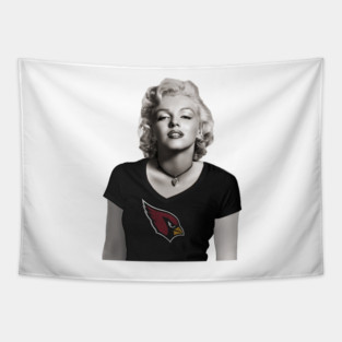 Marilyn Loves the Cardinals Tapestry
