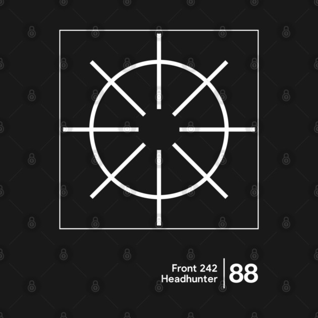 Headhunter / Minimalist Graphic Artwork Design by saudade