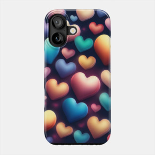 Hearts love Phone Case