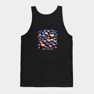 Hearts love Tank Top