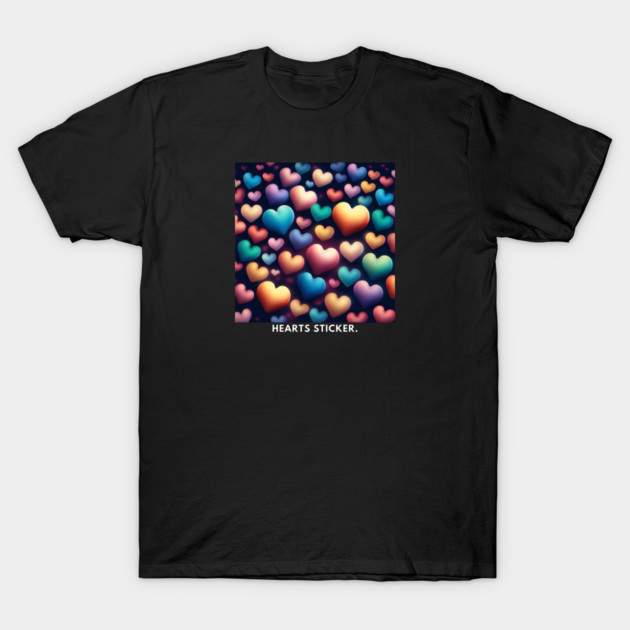 Hearts love T-Shirt by BlackMeme94